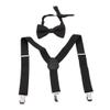 LIUCM Lovely Kids Adjustable Clip-On Braces Boys Girls Y-Back Suspender Child Elastic(Black) view 1