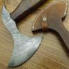 Axe Damascus Steel 20" Rose Wood Handle Axe/Hand Forged Woodsman Axe view 1