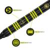 Winmau Michael Van Gerwen MvG Ambition Brass Softip Darts Set 20g with MvG Flights and Nylon Shafts (Stems) view 3