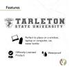 Desert Cactus Tarleton State University Texans Bleed Purple Name Logo Vinyl Decal Laptop Water Bottle Car Scrapbook (8 Inch Sticker) view 4