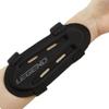 LEGEND Armguard XT Archery Arm Guard - Vented Design in Thermo Shaped EVA Foam - Forearm Guards with Full Coverage & Protection - Adjustable Elastic Straps with Quick-Release Buckles - Black - S