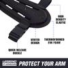 LEGEND Armguard XT Archery Arm Guard - Vented Design in Thermo Shaped EVA Foam - Forearm Guards with Full Coverage & Protection - Adjustable Elastic Straps with Quick-Release Buckles - Black - S view 2