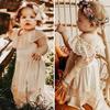 fioukiay Toddler Girl-Wedding-Princess-Maxi-Dress Boho Off Shoulder Lace Ruffle Dress Gowns Holiday Dresses (Off White/Beige, 2/3T) view 3