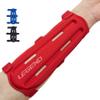 LEGEND Armguard XT Archery Arm Guard - Vented Design in Thermo Shaped EVA Foam - Forearm Guards with Full Coverage & Protection - Adjustable Elastic Straps with Quick-Release Buckles - Red - M