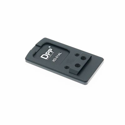 DPP Titanium Rear Sight Mount/Mounting Plate/Adapter Compatible with Springfield XD Vortex Venom & Viper, Burris Fastfire, Docter (Aluminum Alloy)