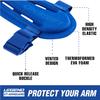 LEGEND Armguard XT Archery Arm Guard - Vented Design in Thermo Shaped EVA Foam - Forearm Guards with Full Coverage & Protection - Adjustable Elastic Straps with Quick-Release Buckles - Blue - S view 2