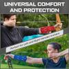 LEGEND Armguard XT Archery Arm Guard - Vented Design in Thermo Shaped EVA Foam - Forearm Guards with Full Coverage & Protection - Adjustable Elastic Straps with Quick-Release Buckles - Blue - S view 3