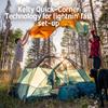 Kelty Wireless Freestanding Camping Tent, 2 4 or 6 Person Size, Huge Interior and Peak Height, Intuitive and Fast to Pitch, Color Coded Setup, 2 Door 2 Vestibule (2-Person) view 3