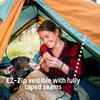 Kelty Wireless Freestanding Camping Tent, 2 4 or 6 Person Size, Huge Interior and Peak Height, Intuitive and Fast to Pitch, Color Coded Setup, 2 Door 2 Vestibule (2-Person) view 4
