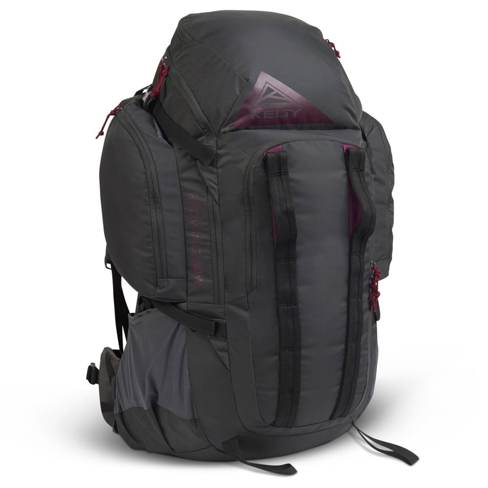 Kelty Redwing 50 Womens 50 Liter Internal Frame Backpack for Hiking, Backpacking, Travel, Hip Belt, Women Specific Fit, 2023 (Blackout)