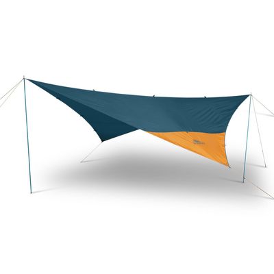 Kelty Noahs Tarp Sun Shelter and Multi-Use Awning Rainfly, Portable Canopy UV Protection, Waterproof + Durable, 3 Sizes for Customized Pitch (12ft)