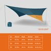 Kelty Noahs Tarp Sun Shelter and Multi-Use Awning Rainfly, Portable Canopy UV Protection, Waterproof + Durable, 3 Sizes for Customized Pitch (16ft) view 2