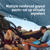 Kelty Noahs Tarp Sun Shelter and Multi-Use Awning Rainfly, Portable Canopy UV Protection, Waterproof + Durable, 3 Sizes for Customized Pitch (16ft) view 3
