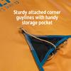 Kelty Noahs Tarp Sun Shelter and Multi-Use Awning Rainfly, Portable Canopy UV Protection, Waterproof + Durable, 3 Sizes for Customized Pitch (16ft) view 4