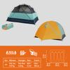 Kelty Wireless Freestanding Camping Tent, 2 4 or 6 Person Size, Huge Interior and Peak Height, Intuitive and Fast to Pitch, Color Coded Setup, 2 Door 2 Vestibule (4-Person) view 2