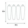 Kelty Wireless 4 Footprint, Lightweight, Water Resistant, Fitted Ground/Camping Tarp Footprint Wireless 4 Person Tent view 2