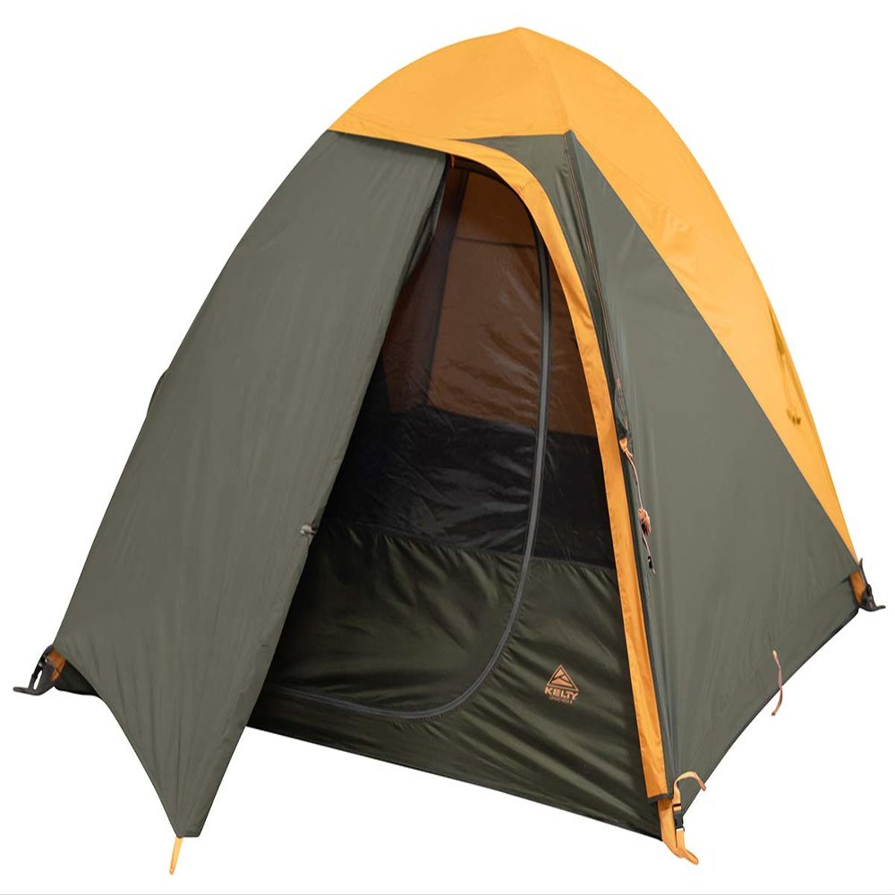 Kelty Grand Mesa 4P Backpacking Tent 3 Season 4 Person Camping, Backpacking, Thru Hiking Shelter, Aluminum Pole Frame, Single Door + Vestibule, Designed in Colorado, 2024 Model (4P)