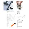 Nautos BC001 - Batten car System a kit - Complete Set - for 28' up to 34' Boat Length view 1