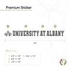 Desert Cactus University at Albany UALBANY Great Danes SUNY Name Logo Vinyl Decal Laptop Water Bottle Car Scrapbook (15 Inch Sticker) view 2