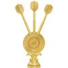 Dart Trophy, 7.25" Custom Dart Trophy with 5 Lines of Text Included, 10 Pack view 2