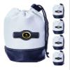 Clip Wipes Army Golf Pouch with Drawstrings (White-Star) view 1