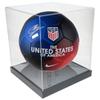 OnDisplay Deluxe UV-Protected Soccer Ball/Volleyball Display Case - Black Base - Luxe Handmade Acrylic Design view 1