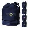 Clip Wipes Army Golf Pouch with Drawstrings (Black-Black)