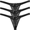 Jaxu Sexy Men's See Through Thong Underwear Low Rise Pouch Thong Underpanties view 1