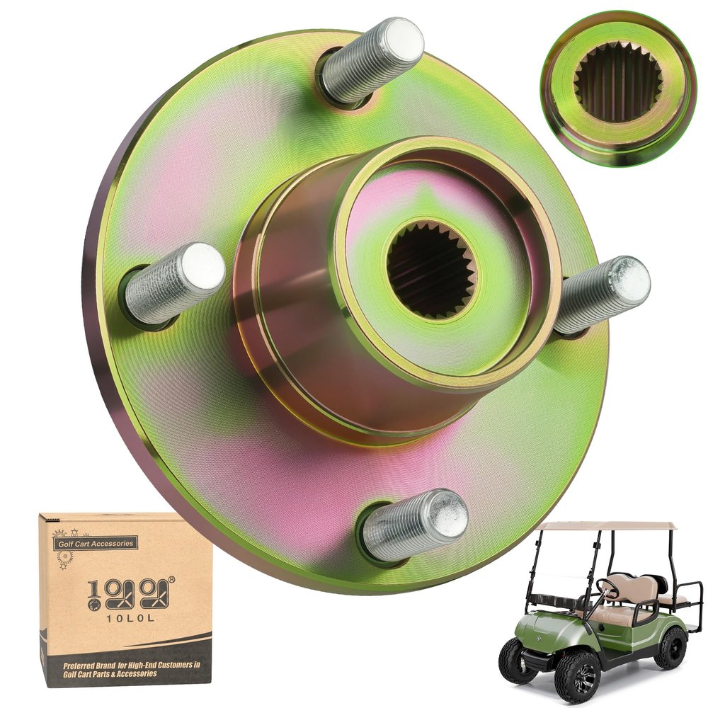 10L0L Golf Cart Rear Axle Hub Fit for Yamaha G8 G9 (1992-UP) G14 G16 G19 G20 G21 G22 Gas or Electric Golf Cart OEM# JN3-G6514-00