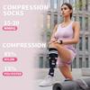 Sooverki Compression Socks for Women & Men 6 Pairs is Best Supportive Knee High Stockings for Circulation, Travel, Nurses view 2