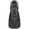 Seac Vela OH, Snorkeling and Pool Swimming Short Fins with Adjustable Strap, Black, 11-12US view 1