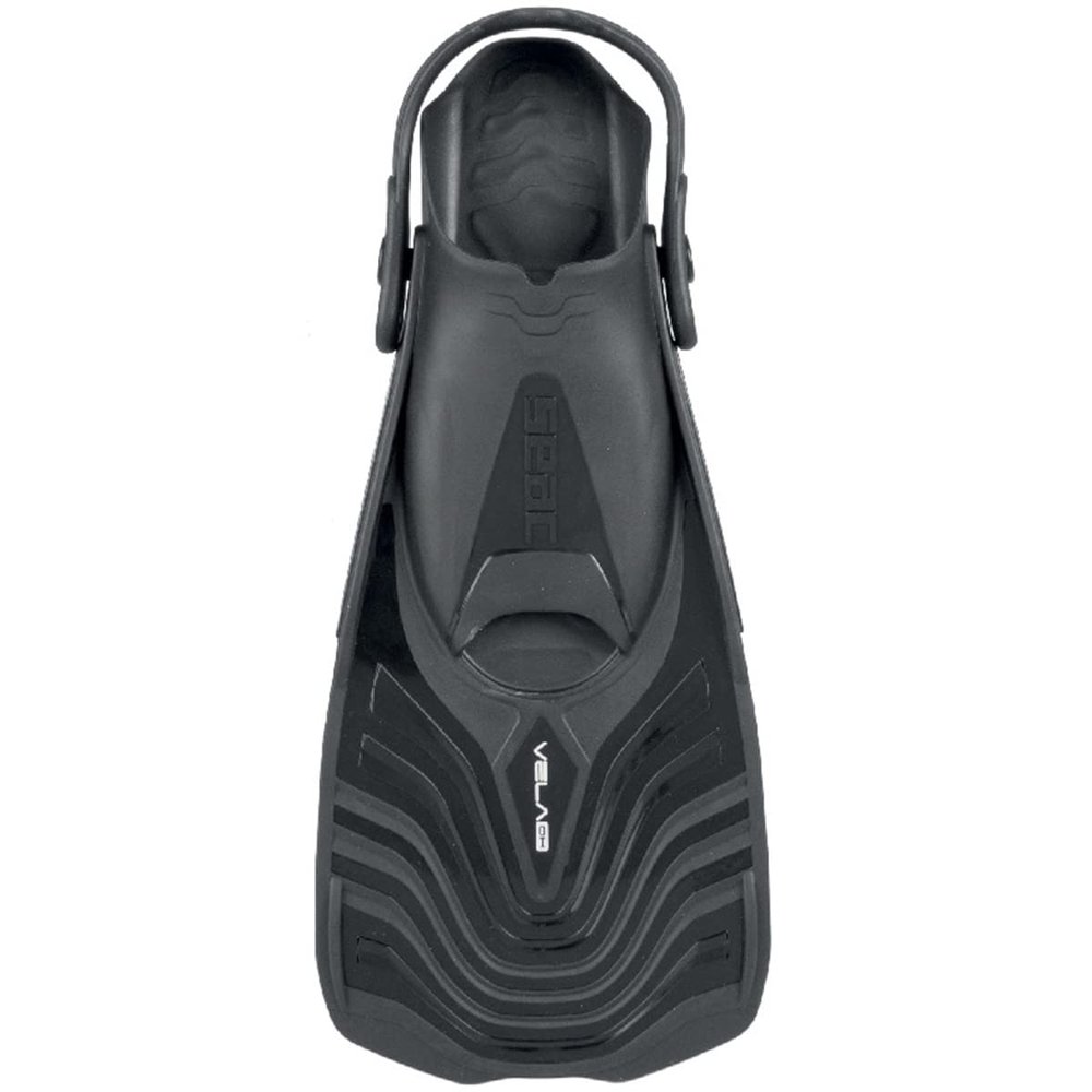 Seac Vela OH Snorkeling Fins - Black, Small/Medium