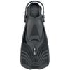 SEAC Vela OH, Snorkeling and Pool Swimming Short Fins with Adjustable Strap, Black, 4-5US view 1