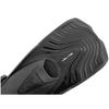 SEAC Vela OH, Snorkeling and Pool Swimming Short Fins with Adjustable Strap, Black, 4-5US view 2