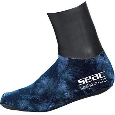 SEAC Seal Skin, Camouflage 3 mm Neoprene Socks, Thermal Sock for Freediving and Spearfishing
