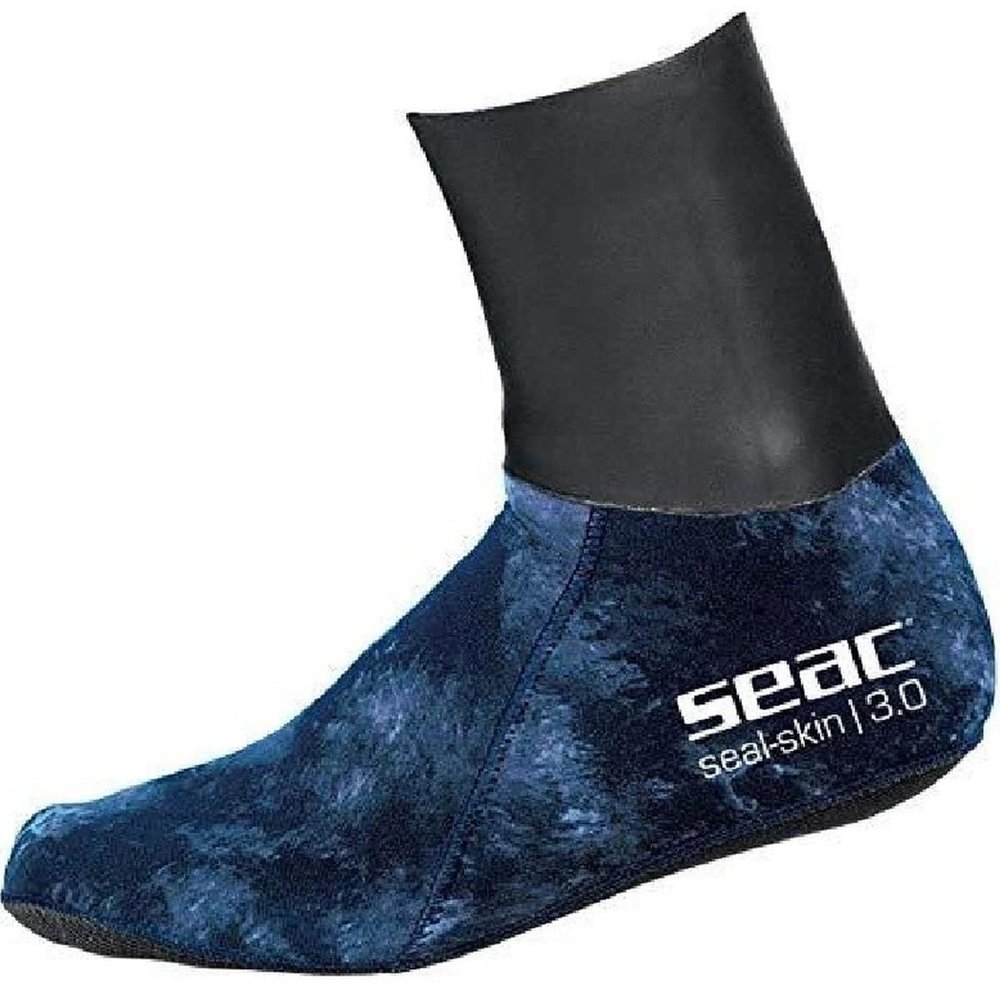 SEAC Seal Skin, Camouflage 3 mm Neoprene Socks, Thermal Sock for Freediving and Spearfishing