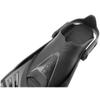 SEAC Vela OH, Snorkeling and Pool Swimming Short Fins with Adjustable Strap, Black, 8-10us view 3