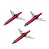 Allen Company Stryke Therm-X 2 Blade Expandable Broadhead, 100-Grain, 3-Pack, Red, One Size, (14676) view 1
