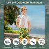 Kanu Surf boys Avalon Quick Dry Upf 50+ Beach Swim Trunks, Lemons Navy, 10 12 US view 2