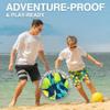 Kanu Surf boys Avalon Quick Dry Upf 50+ Beach Swim Trunks, Lemons Navy, 10 12 US view 4