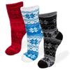 American Mammoth 3 Pairs Cozy Cabin Socks for Women - Aloe Infused Fuzzy Fluffy Comfortable Socks view 1