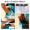 Kanu Surf Boys, Barracuda Quick Dry UPF 50+ Beach Swim Trunk, Apollo Black/Aqua, 7 view 3
