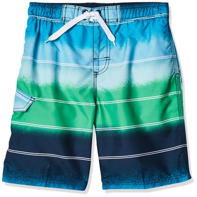 Kanu Surf Boys, Barracuda Quick Dry UPF 50+ Beach Swim Trunk, Apollo Navy, 14-16
