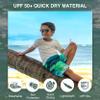 Kanu Surf Boys, Barracuda Quick Dry UPF 50+ Beach Swim Trunk, Apollo Navy, 14-16 view 4