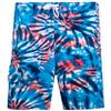 Kanu Surf Boys' Yolo Quick Dry UPF 50+ Beach Swim Trunk, Twister Navy/Red, 3T view 1