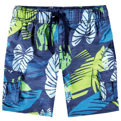Kanu Surf boys Line Up Quick Dry Upf 50+ Beach Swim Trunks, Montego Navy, 5 6 US
