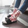 American Mammoth 3 Pairs Cozy Cabin Socks for Women - Aloe Infused Fuzzy Fluffy Comfortable Socks, Christmas Lights, Medium view 4