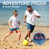 Kanu Surf Boys, Viper Quick Dry UPF 50+ Beach Swim Trunk, Nova Navy/Orange, 4T view 4