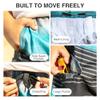 Kanu Surf Boys Reflection Quick Dry UPF 50+ Beach Swim Trunk, Moonbeam Black/Aqua, X-Large (18/20) view 3