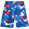 Camo Flag Swim Trunks view 1